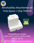 Almohadillas Absorbentes de Tinta Epson + Chip T04D10