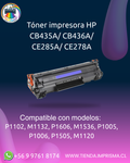 Tóner impresora HP CB435A/ CB436A/ CE285A/ CE278A