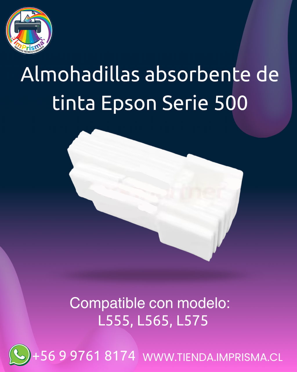 Almohadillas absorbente de tinta Epson Serie 500