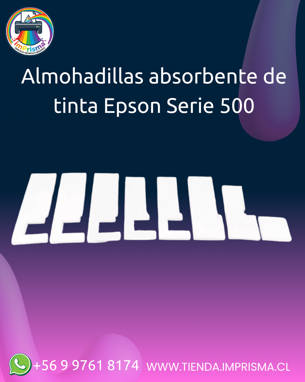 Almohadillas absorbente de tinta Epson Serie 500