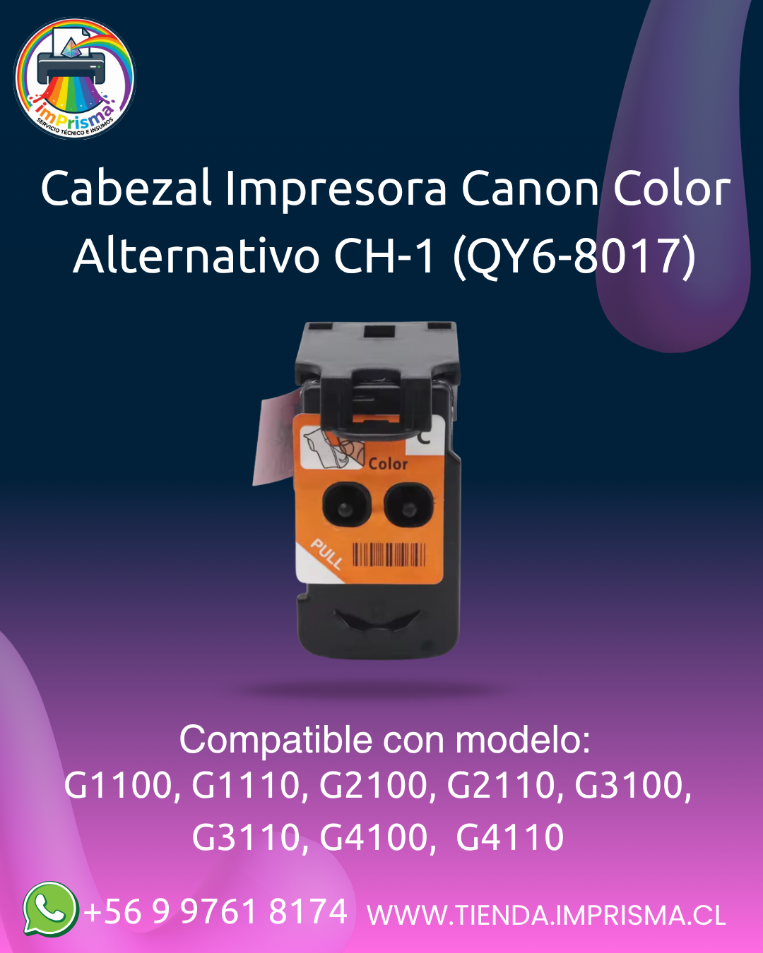 Cabezal Impresora Canon Color Alternativo CH-1 (QY6-8017)