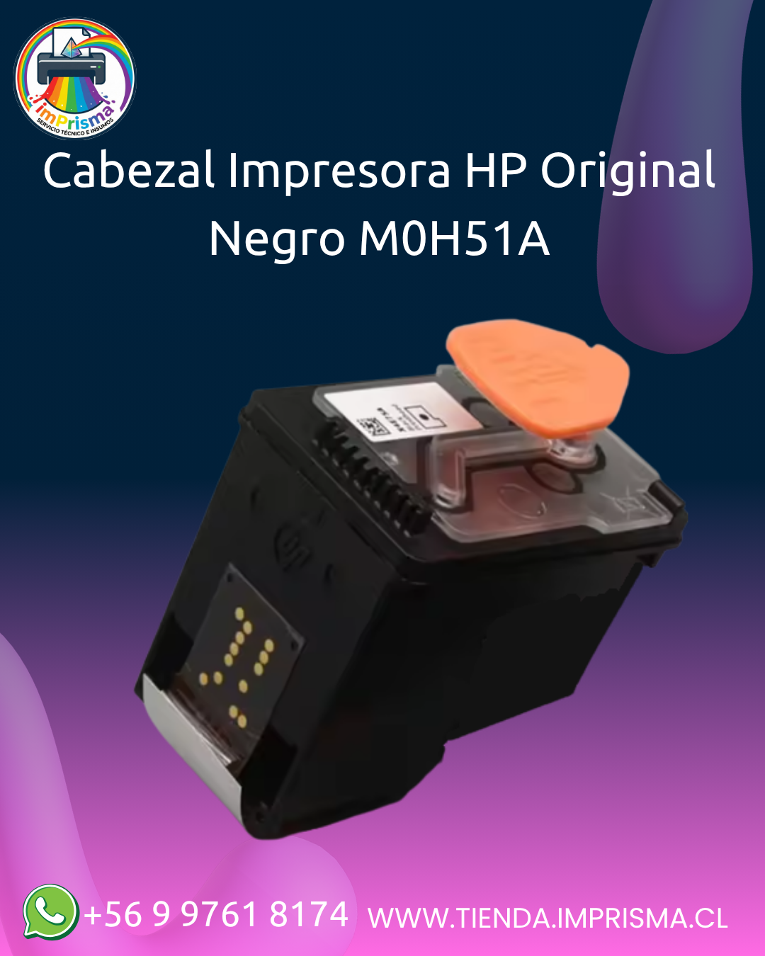 Cabezal Impresora HP Original Negro M0H51A