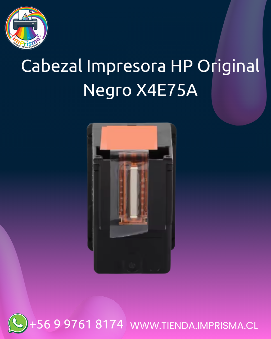 Cabezal Impresora HP Original Negro X4E75A
