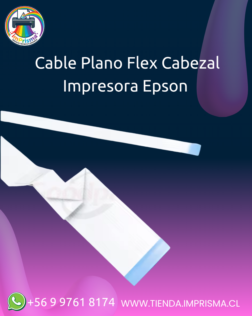 Cable Plano Flex Cabezal Impresora Epson