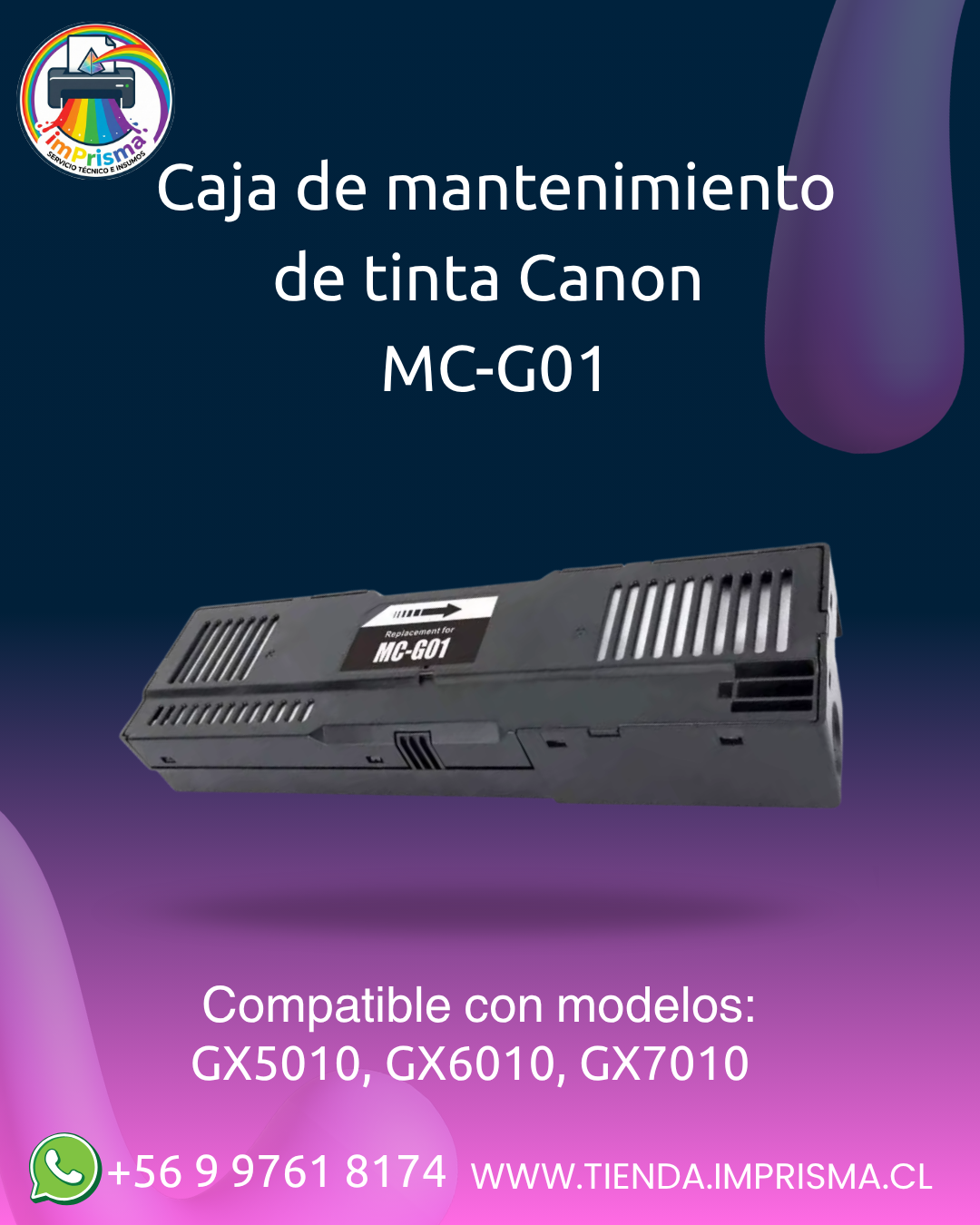 Caja de mantenimiento de tinta Canon  MC-G01