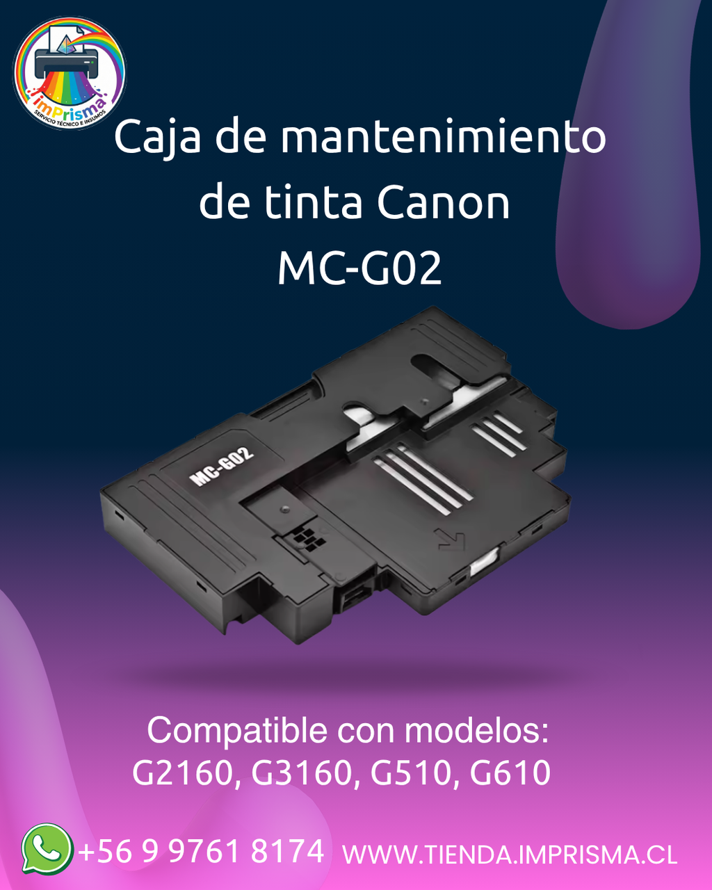 Caja de mantenimiento de tinta Canon  MC-G02