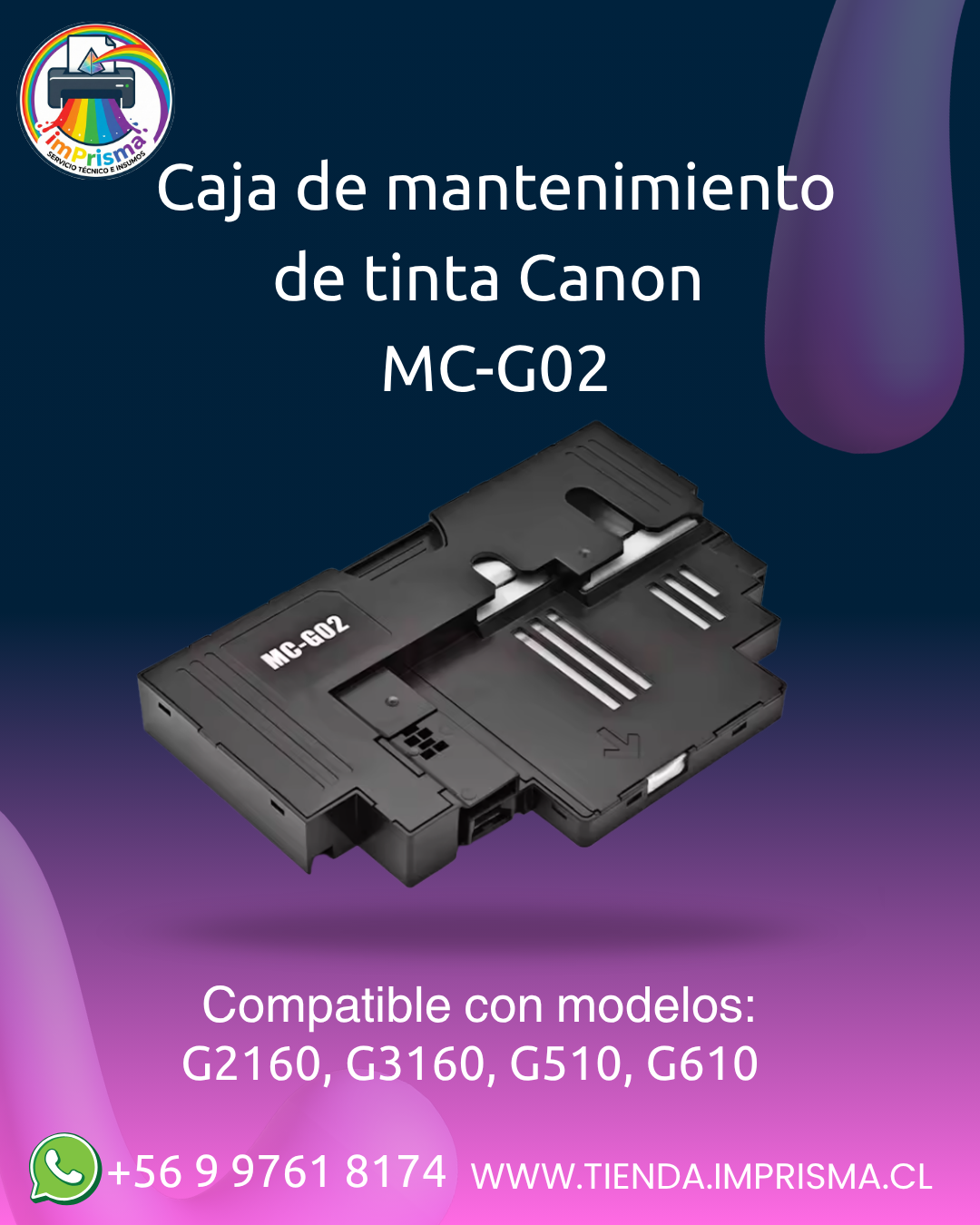 Caja de mantenimiento de tinta Canon  MC-G02