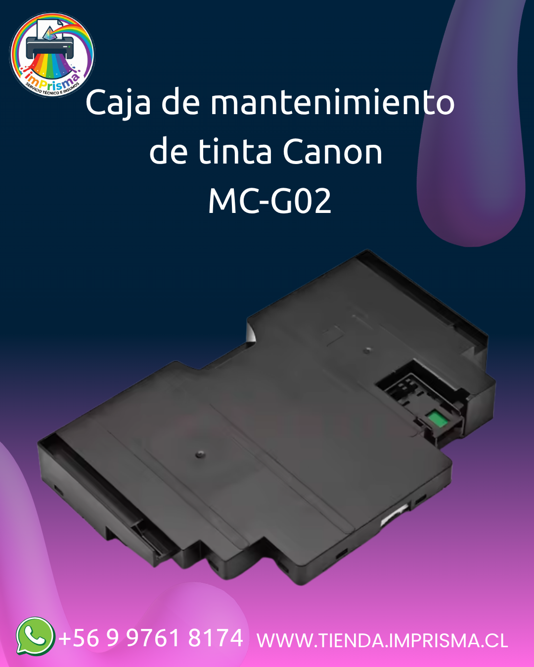 Caja de mantenimiento de tinta Canon  MC-G02