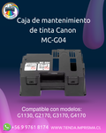 Caja de mantenimiento de tinta Canon  MC-G04