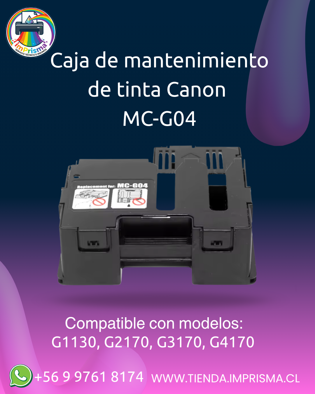 Caja de mantenimiento de tinta Canon  MC-G04