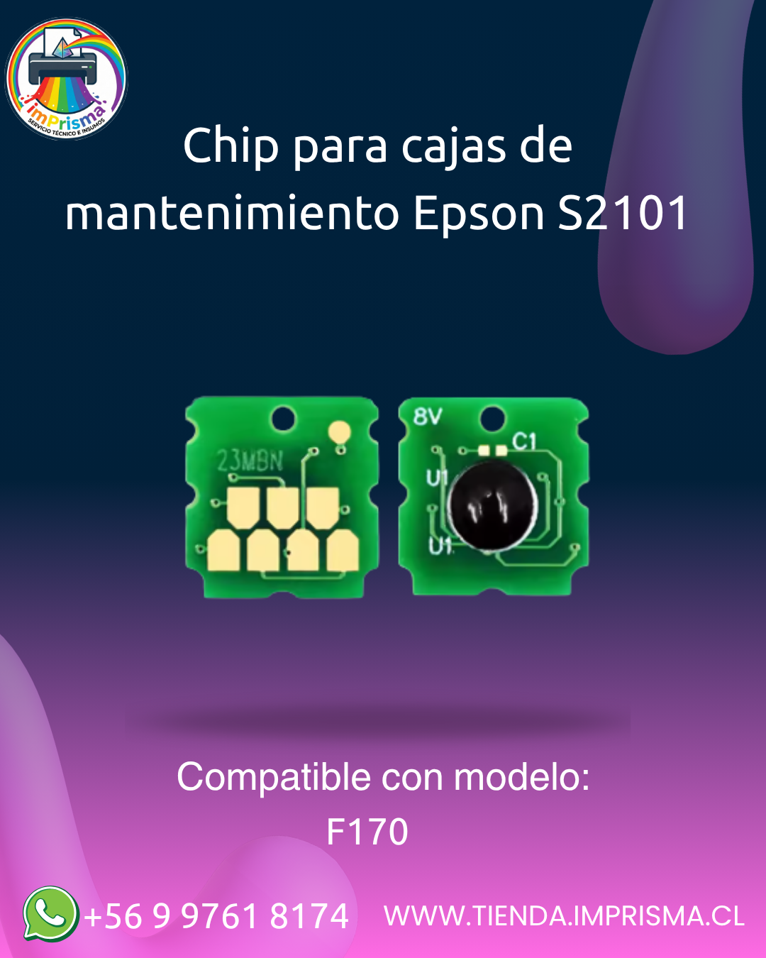 Chip para cajas de mantenimiento Epson S2101