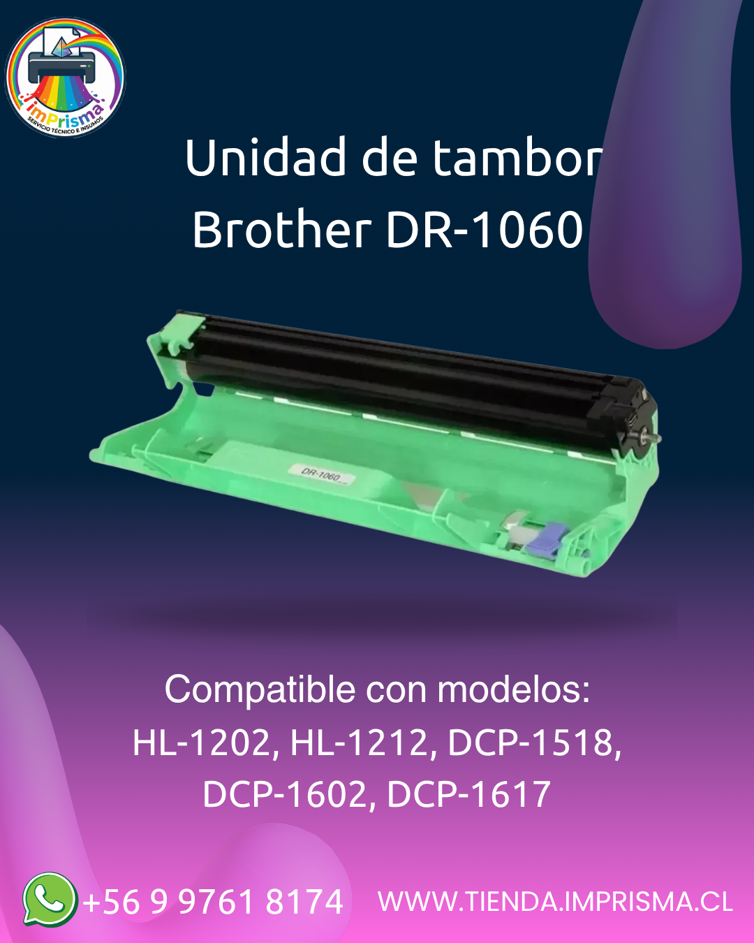 Unidad de tambor Brother DR-1060