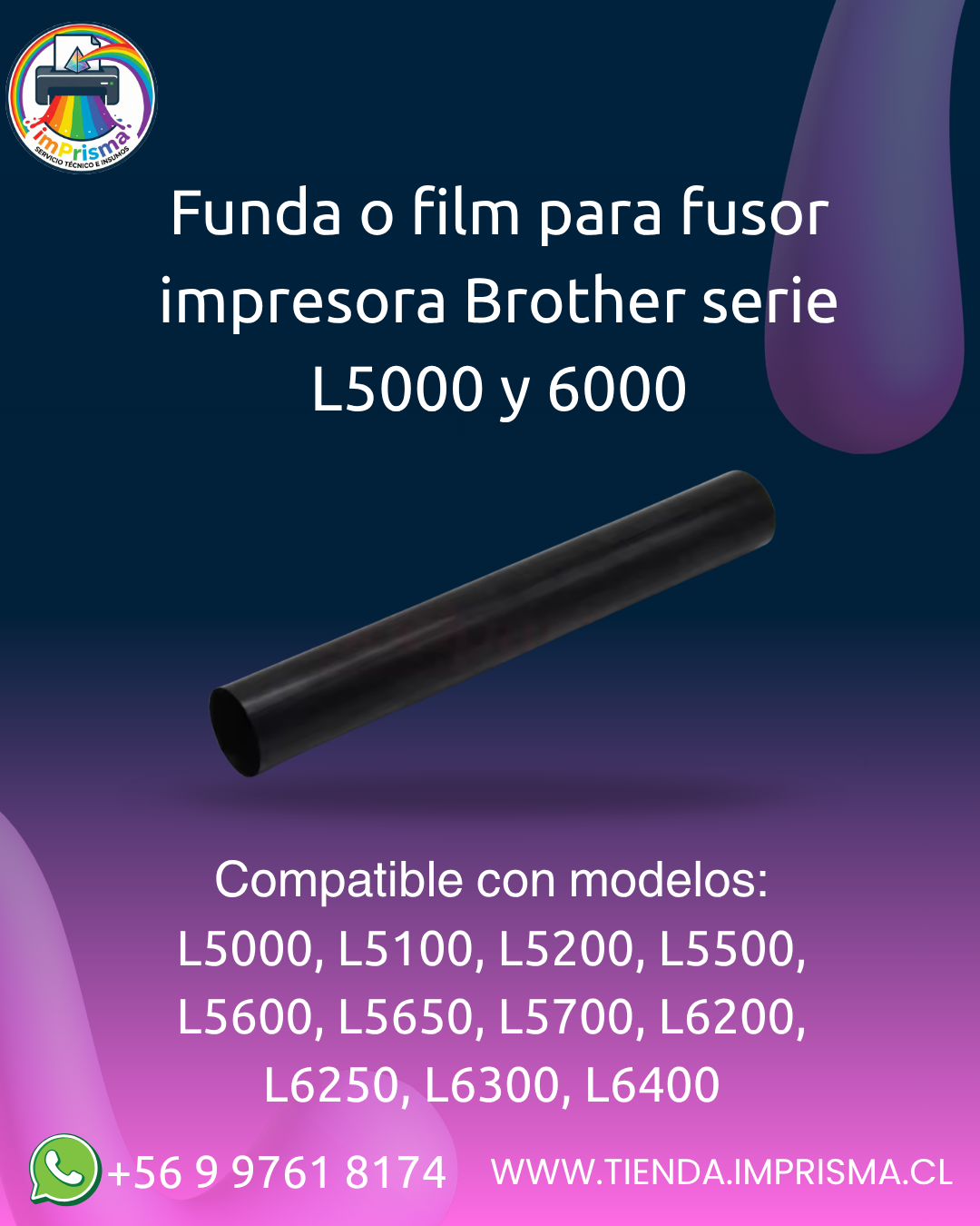 Funda o Film para Fusor Brother serie L5000 y 6000